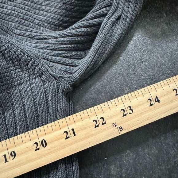 Y2k Lee Full Zip Dark Grey Sweater Tight Fit Outdoors Adult Size XL Read Bio - Picture 15 of 16